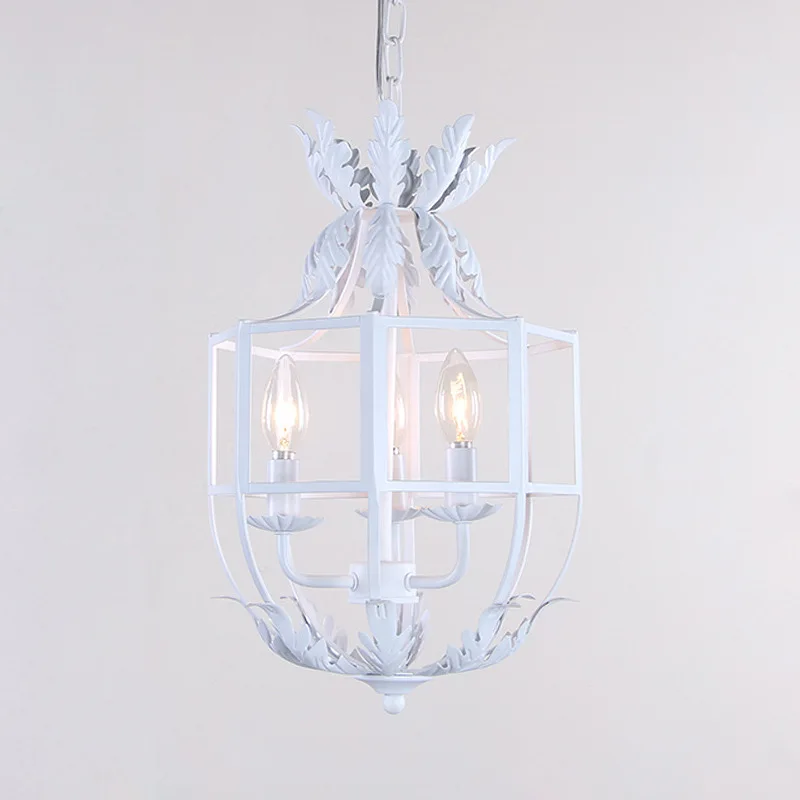 special supply for American rural retro old wrought iron chandelier, living room, dining hall