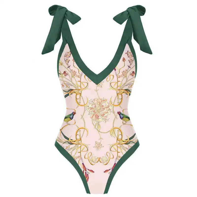 Maillot de bain une pièce sexy pour femmes, bikini deux pièces, jupe à lacets, ensemble robe longue en mousseline de soie, nouvelle collection 2025