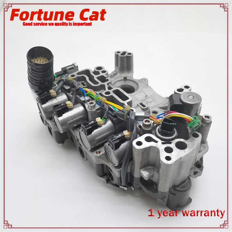 100% New JF015E RE0F11A CVT Transmission Valve Body With Solenoids For Nissan Sentra Note Versa Altima Bluebira Elgrand Suzuki