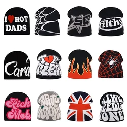 Fashion Letter Beanie Cargo Y2K Cap for Men Women Kanye Beanies Canada Winter Knitted Gorras Hombre Top Keep Warm Hat Outdoor