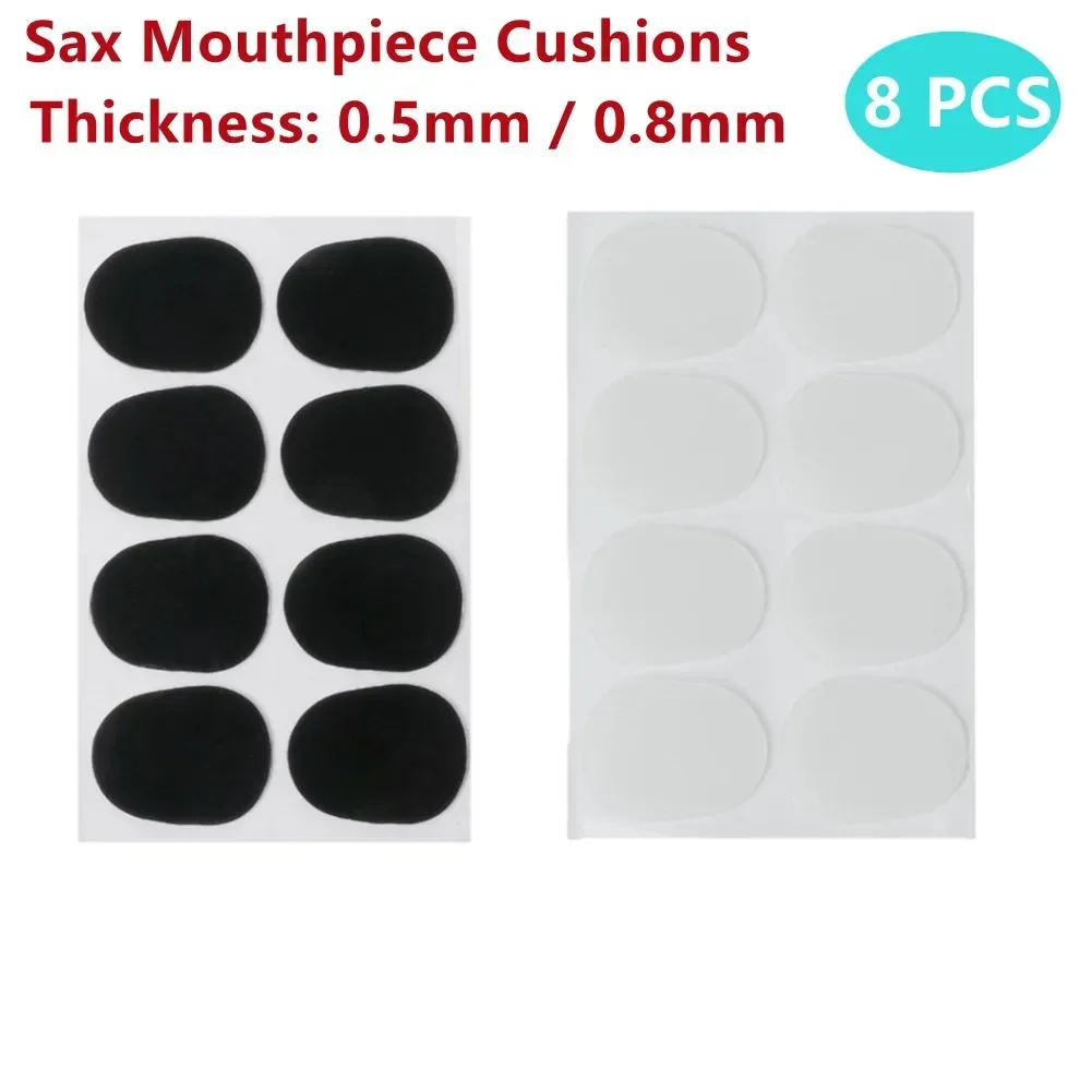 Sax Mouthpiece Cushions Silicone 0.8mm Sax For Alto Sax Tenor Saxophone Mouthpiece Cushions Non Toxic Ordorless