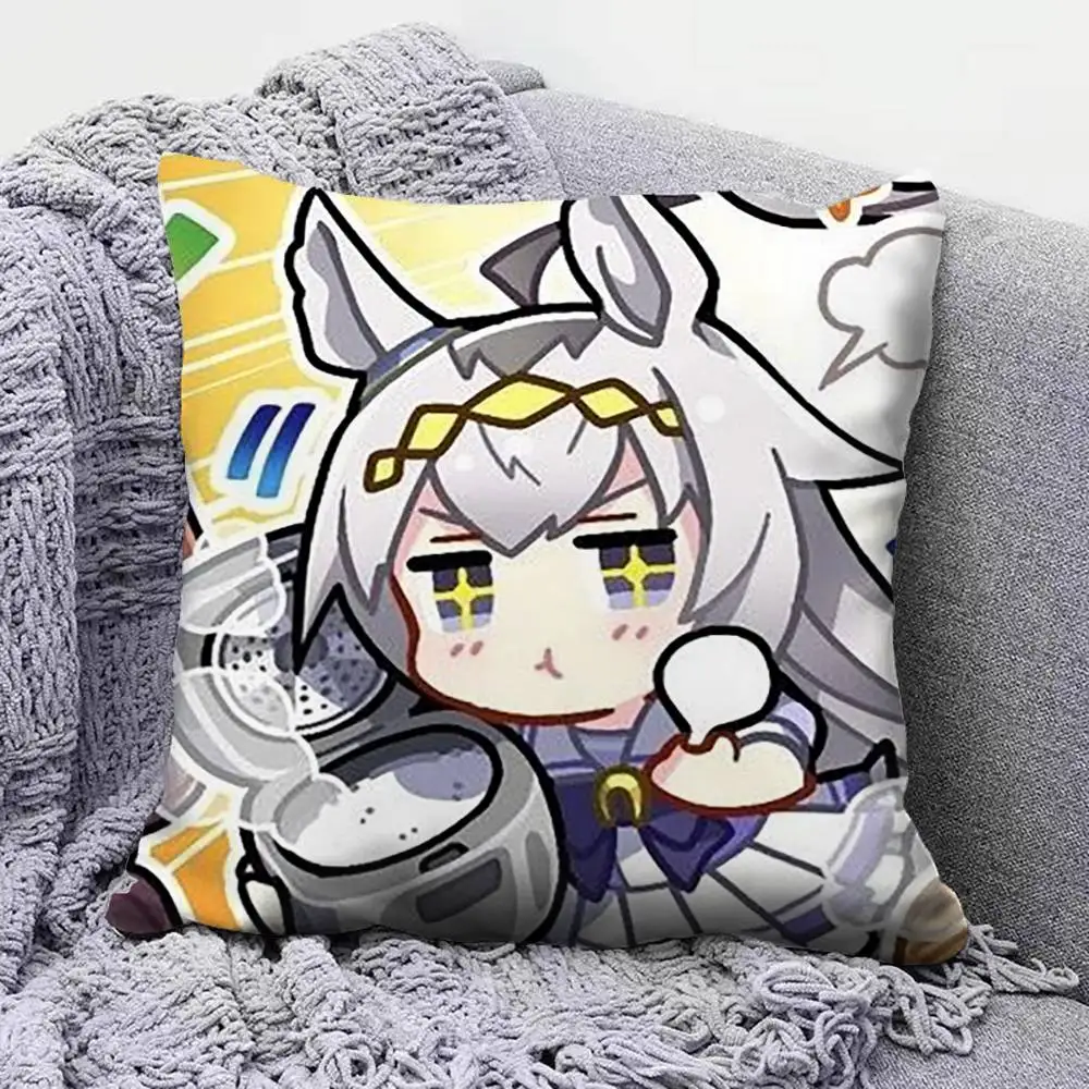 Pretty Derby Oguri Cap Umamusume UMA  Pillow Covers, Home Sofa Cushion Covers and Aecorative Custom