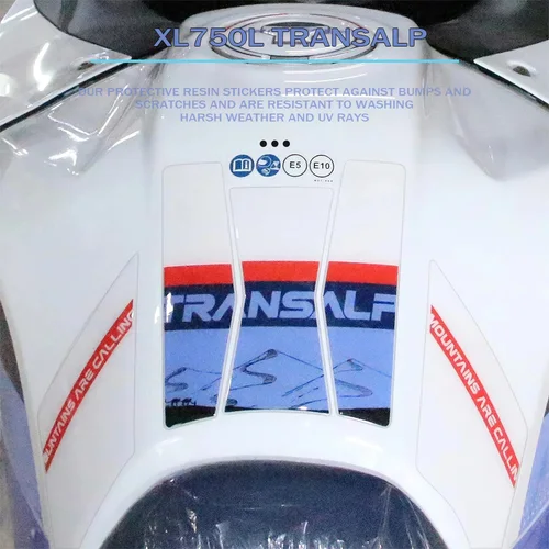 Para XL750L Transalp 2023-2024 accesorios de motocicleta Transalp 750 xl adesivi Protector de almohadilla de depósito calcomanía de resina 3D