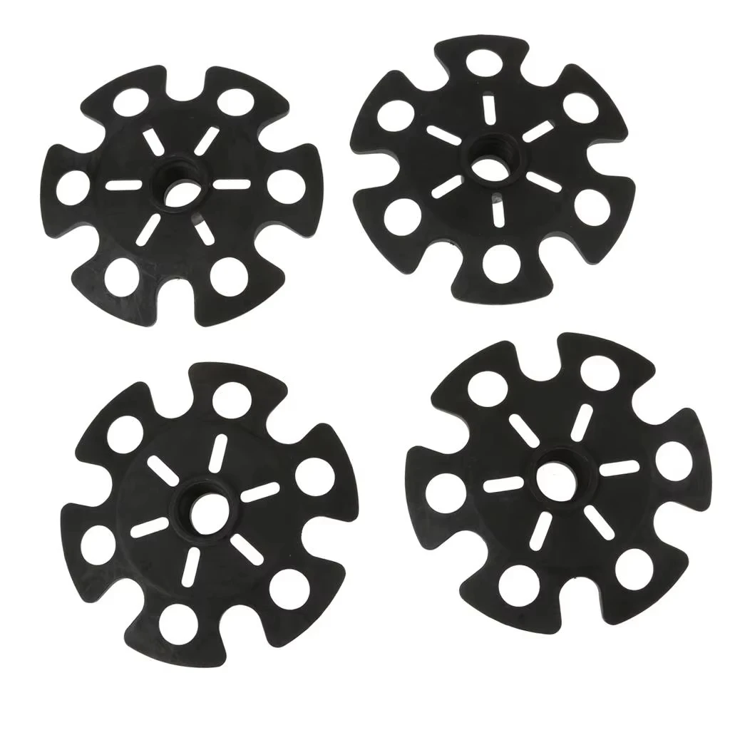 4Pcs Replacement Rubber Trekking Pole Snow Basket Caps Accessories Kit image 6