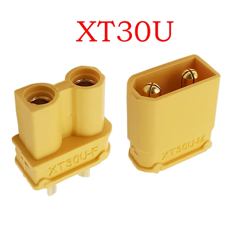 1Pair XT30 XT60 XT90 Male Female Lipo Battery Connectors Plug Socket Gold Plated Bullet Banana Plug For RC FPV Racing Drone