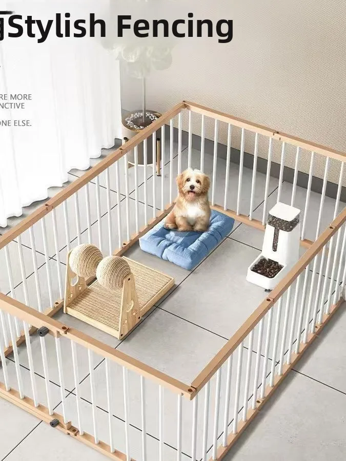 indoor-pet-dog-fence-small-medium-size-dog-cage-room-separation-home-use-dog-kennel-stainless-steel-portable-dog-barrier