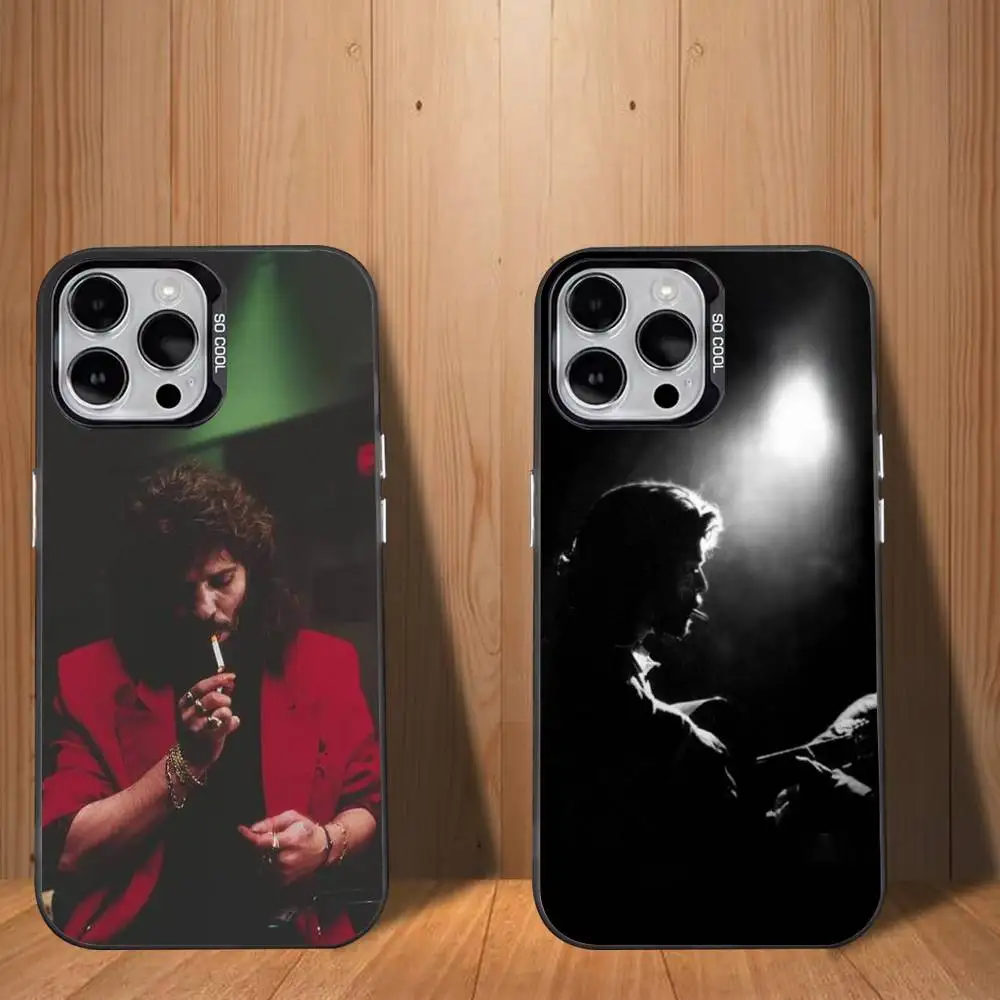 Funda de teléfono Camaron D-De La I-Isla para iPhone 17,16,15,14,13,12,11,Mini,Pro,SE,MAX, funda blanca mate a prueba de golpes