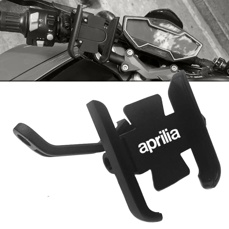 Moto Handlebar Mobile Phone Holder GPS Stand Bracket For Aprilia Srmax300 Srmax250 Srmax Black 250 300 Gpr150 Gpr125 GPR 150 125