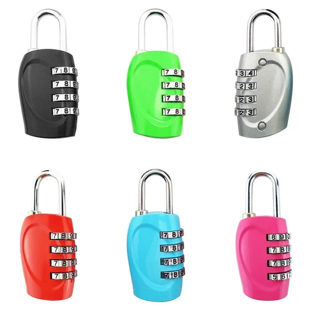 4 zifferblatt Digit Passwort Lock Kombination Koffer Gepäck Metall Code Passwort Schlösser Padlock Reisen Sicher Anti-Diebstahl Cijfersloten