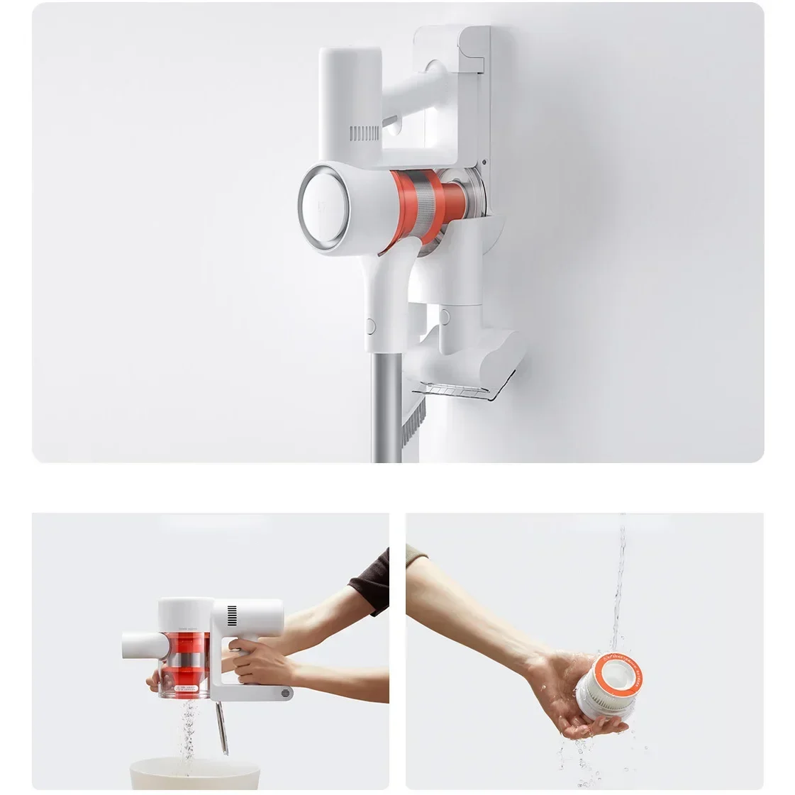 2025 XIAOMI MIJIA Wireless Vacuum Cleaner 2 Visible Dust Version B203CN-XC Handheld Car Vacuum Cleaner 150AW Cyclone Suction