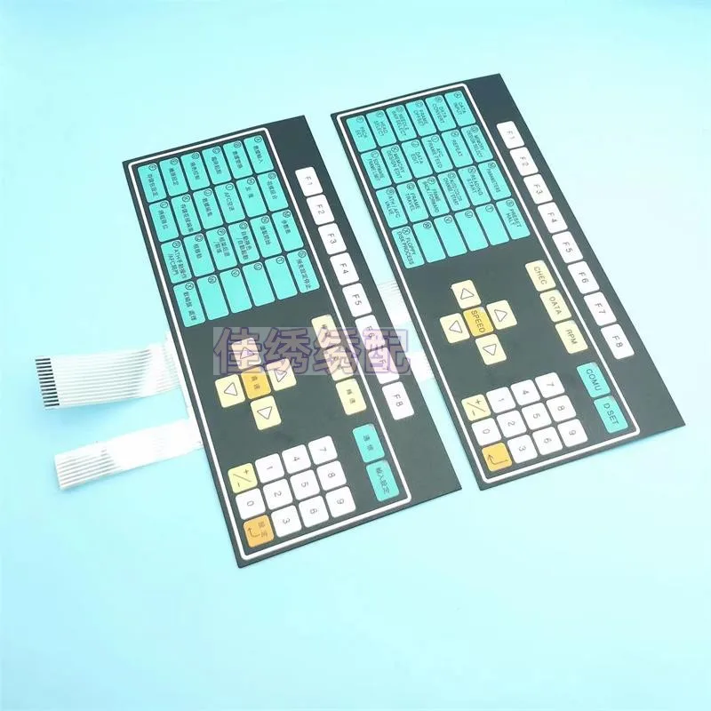 Computer Embroidery Machine Accessories Tajima Machine Chinese Button Film English Operation Panel Number Keyboard