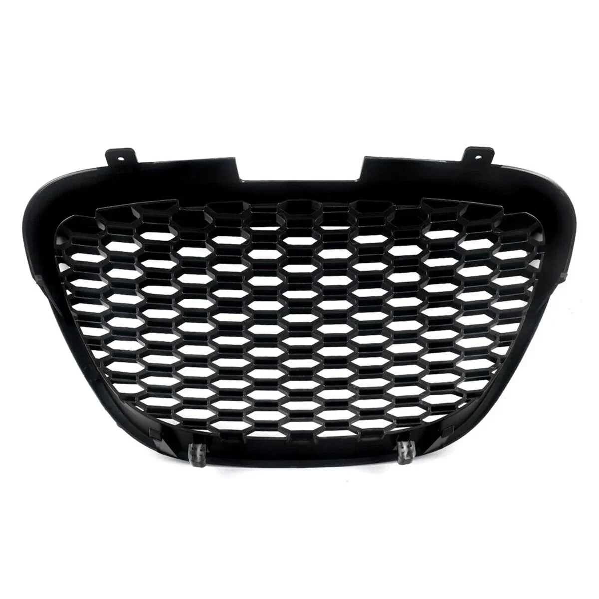 Gloss/Matte Black Front Honeycomb Grill Mesh Badgeless Grille For Seat Leon MK2 1P Altea Toledo Mk3 2004-2009 Front Bumper Grill