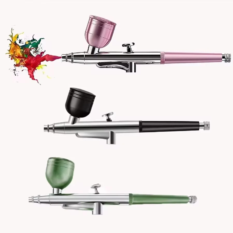 Portable Single Action Airbrush  0.3 m m  Nozzles Spray Gun Pen for Model Cake Nail Car Painting Beauty Inkjet。