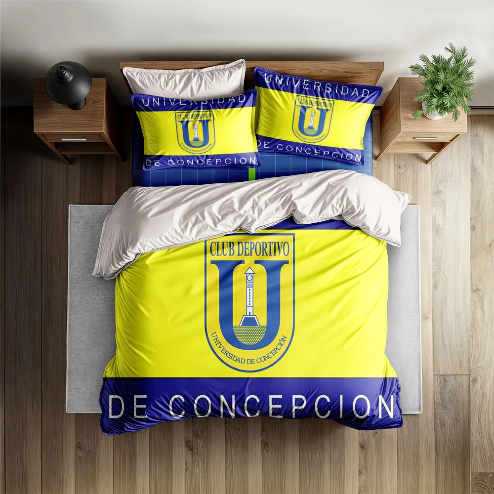 

Club Deportivo Universidad de Concepción Duvet Cover Set without sheet King Queen Double Full Twin Single Size Bed Linen Set