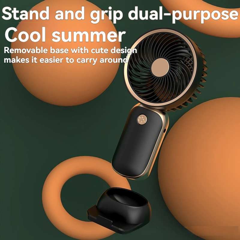 Innovative 1-Speed Fan with Phone Stand, Portable & Practical, Summer Cool Gadget, Essential for Office & Home Use