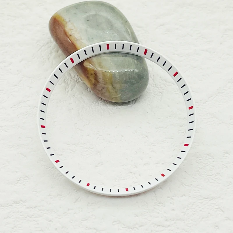 30.5mm SKX007 Replace Chapter Ring Fits SKX009 SRPD Watch Cases Plastic Inner Ring NH35 NH36 Men's diving Movement Refit Parts