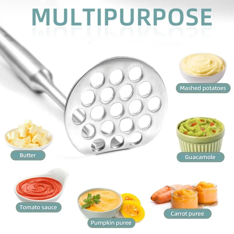 

Машина для картофеля из нержавеющей стали — сверхмощный ручной пресс для детского питания и овощей с пюре