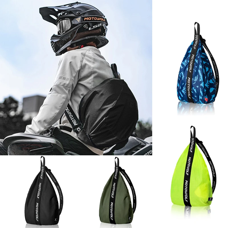 

Motorcycle helmet bag riding shoulder crossbody bag motorcycle commuting equipment chest bag motorcycle tool backpacks