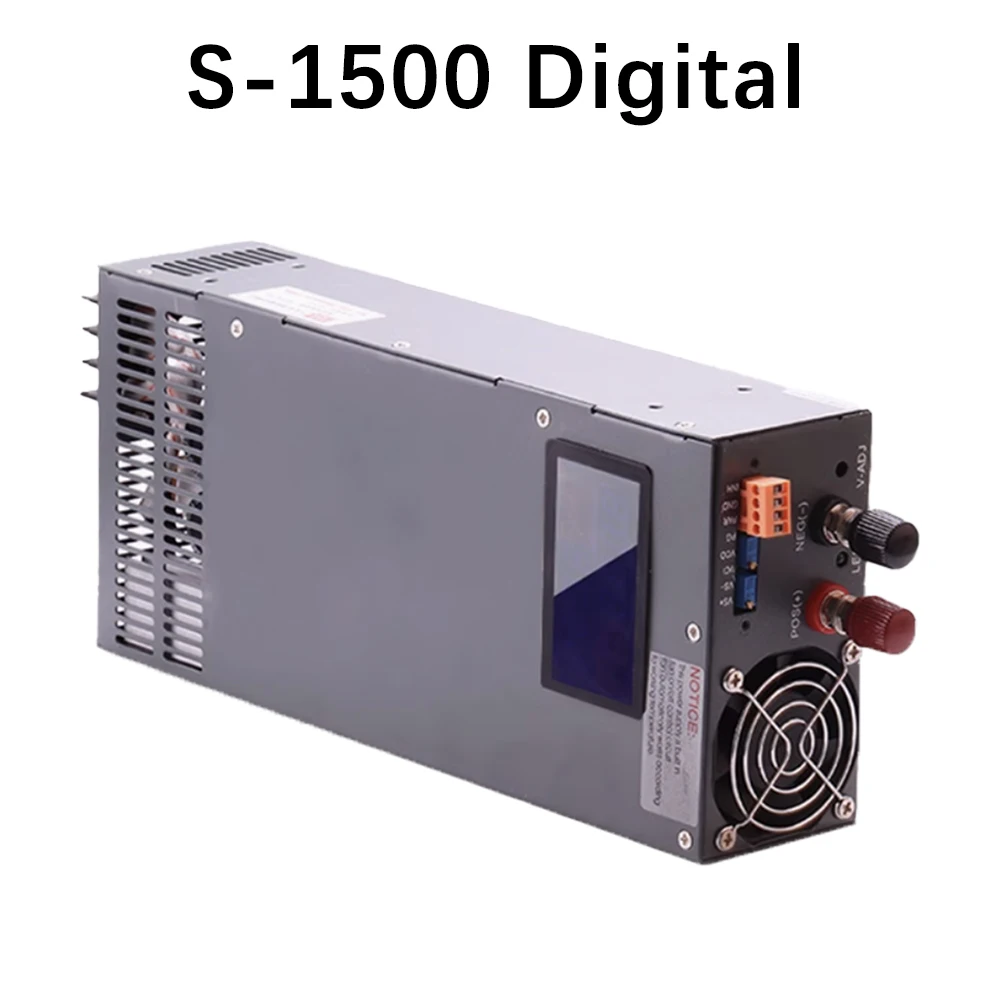 

12V 24V 36V 48v Digital Display Ddjustable Switching Power Supply S-1500 DC High Power 1500W MW Diesel Engine Generator Part