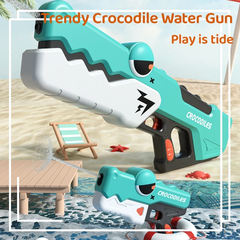 

Fully automatic water-absorbing electric water gun bursting water gun toy boy high-pressure water spray gun Children's Day toys