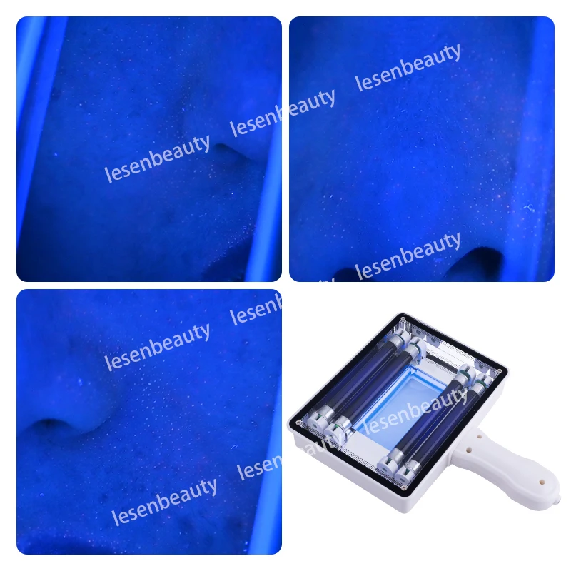 LED UV Pele Analyzer Lamp Machine, Lâmpada de madeira, Facial Skin Testing, Exame, ampliação, SPA, Skin Care Tools, Lesen