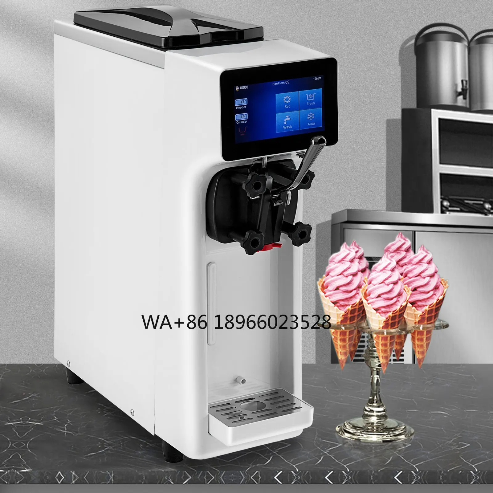 

Vevor Discount Price Ice Cream Icecream Machine Maker Soft Serve Ice Cream Machine