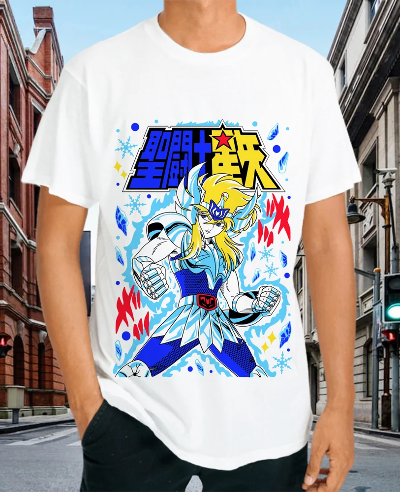 Hyoga Saint Seiya T-shirt knights of the zodiac,ikki,manga,anime,shun,shiryu Tee