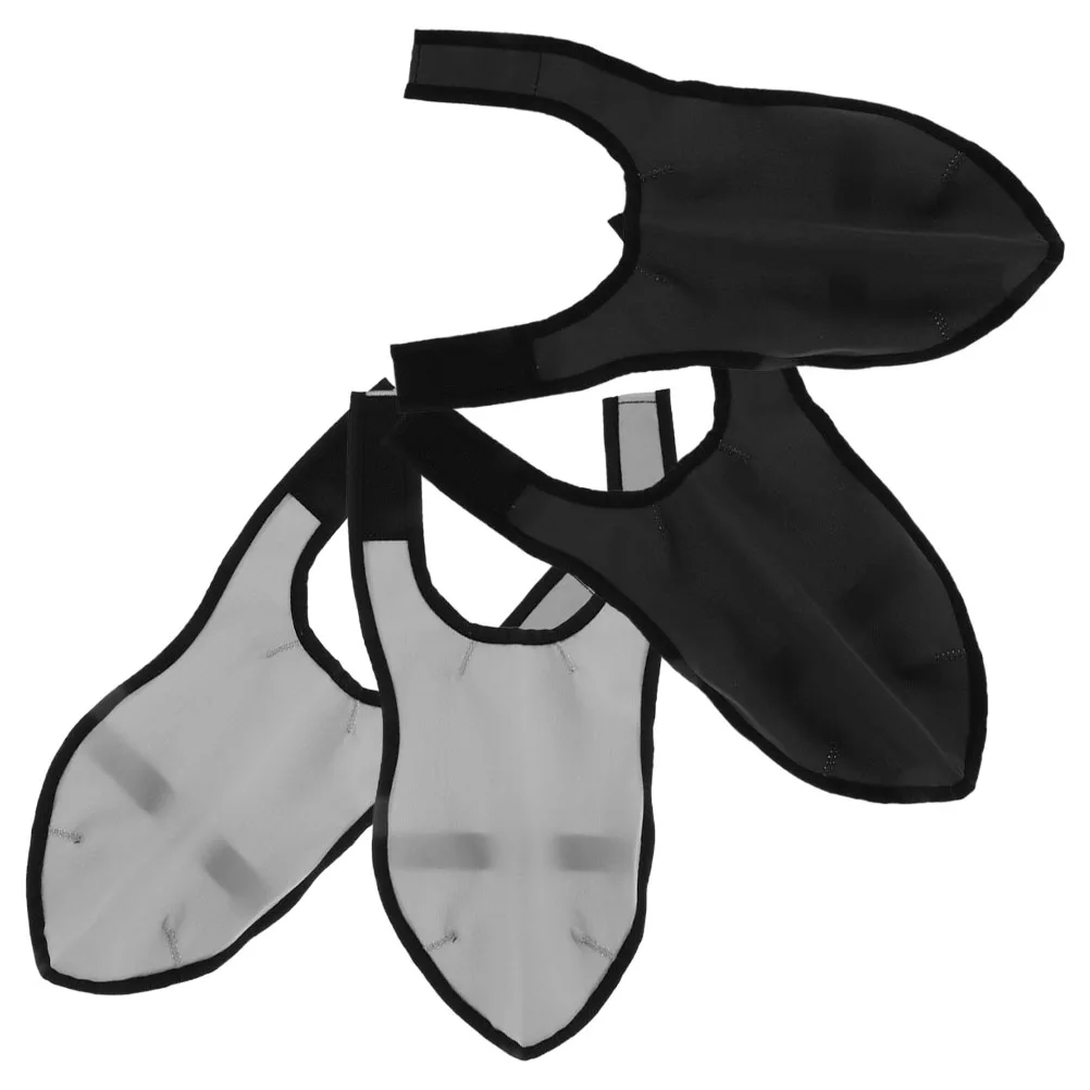 

2Pairs Breathable Reusable Haircut Shoe Covers Barber Protective Non-Slip Shoe Covers for Indoor Outdoor Salon