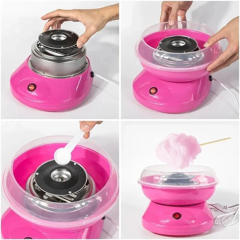 Home Electric Food Processing Machine - Creative Cotton Candy Making Tool, Sweet Gift for Boys and Girls, Creating Happy Times