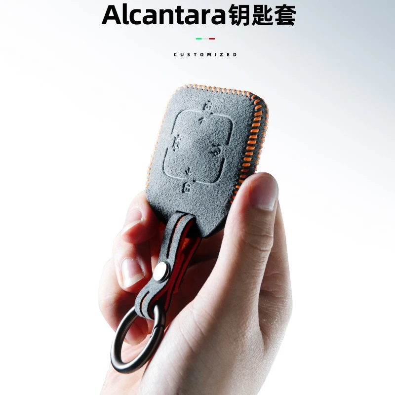 

Personalized Customization Alcantara Key Case Key Chain for ZEEKR 01 009 X