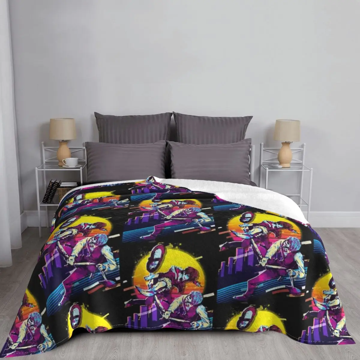 Издая И Шизуо - Дюрарара!! Одеяло Покрывало на кровать Плюшевое одеяло Ins Wind Декоративные одеяла для дивана