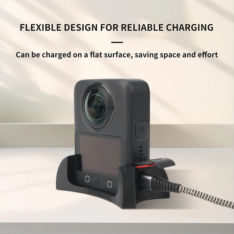 

Desktop Fixed Base for DJI OSMO 360 Camera Anti-slip Soft Support Bae Black Gray