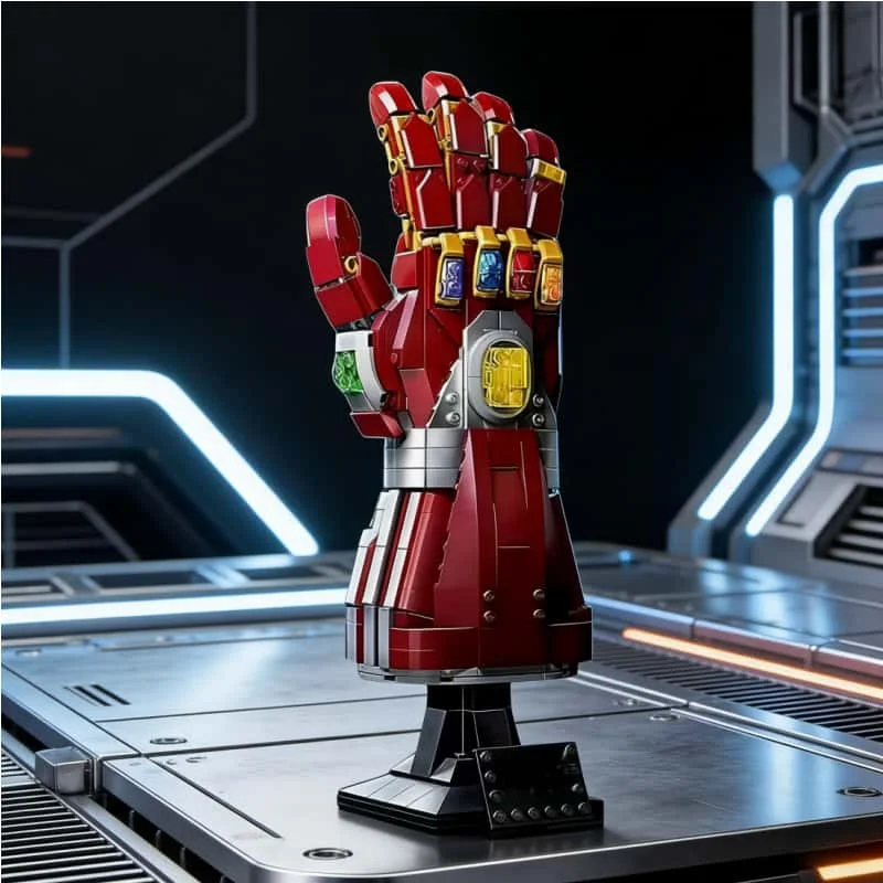 

Новые конструкторы 2026 года: развивающий набор для начинающих, модель-конструктор «Красные перчатки», игрушка-модель, декор, подарок детям на Рождество и день рождения