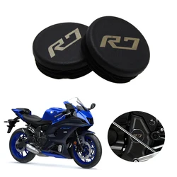 Motorcycle Frame Hole Cover Caps Plug Decorative Frame Cap Set Fit For Yamaha YZF-R7 YZFR7 2021-2022 YZF R7