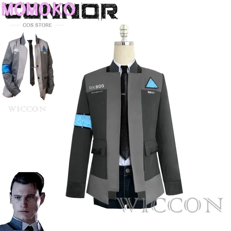 CyDetroit: Become Human Game Connor A state of the art Prototype Android Sent By CyberLife One Character Cosplay Costume Game Su
