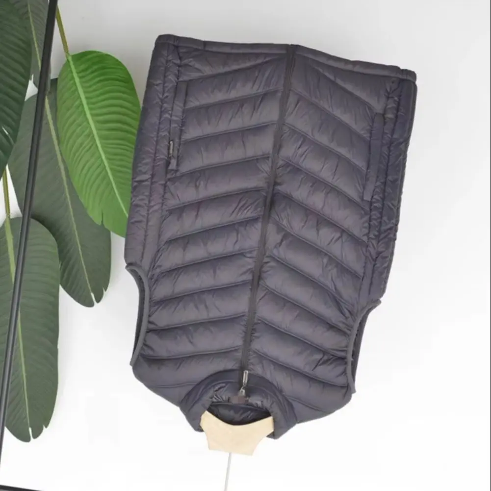 

Мужской хлопковый жилет с воротником-стойкой, без рукавов, на молнии, термокуртка с карманами, однотонный зимний жилет, уличные жилеты