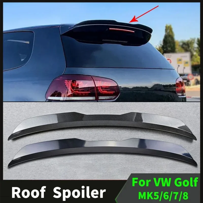 

New！ For Volkswagen Golf 5 6 7 7.5 8 MK5 MK6 MK7 MK7.5 MK8 Rear Roof Luggage Sport Tail Spoiler Decoration Accessories