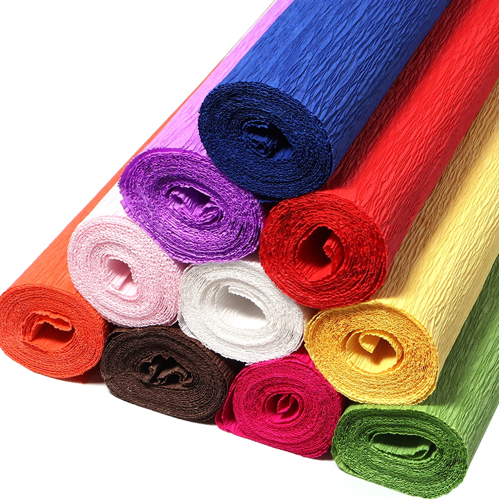 1 rouleau de papier crépon col - Flower Wrap Kraft avis et prix