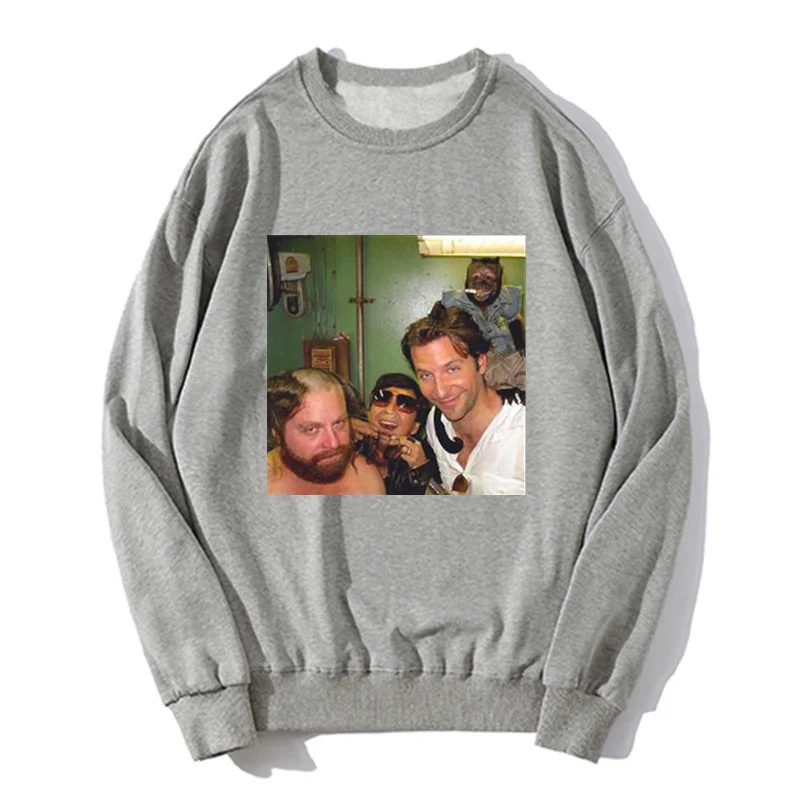 New Arrival Hangover Movie Graphic Sweatshirt Unisex Tops Hoodies Oversized Fitness Sweaters Fashion Men's Clothing Clothes