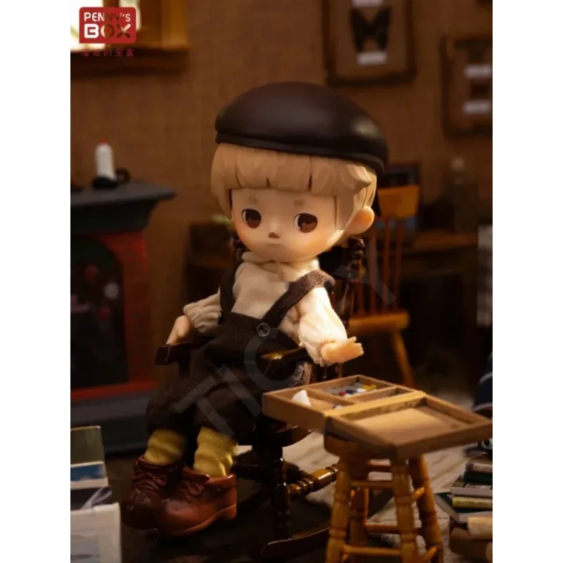 Penny Box Puppet Series Blind Box Mystery Box Painter Devil Girl Anime Model Dolls Obtisu11 1/12bjd  Designer Action Figure Toys