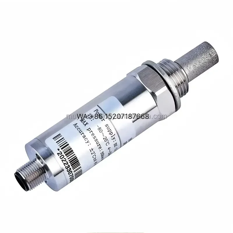 Wmwmnu High Accuracy RS485 Dew Point Sensor Transmitter Industrial Gas Analyzer 4-20mA Temp Humidity for Compressed Air