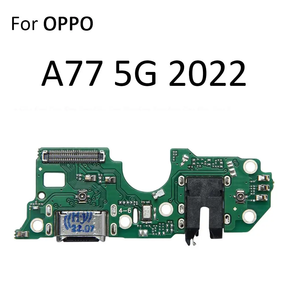 Power Charger Dock USB Charging Port Plug Board Mic Flex Cable For OPPO A72 A73 A73s A74 A75 A76 A77 A77s A78 4G 5G 2020 2022