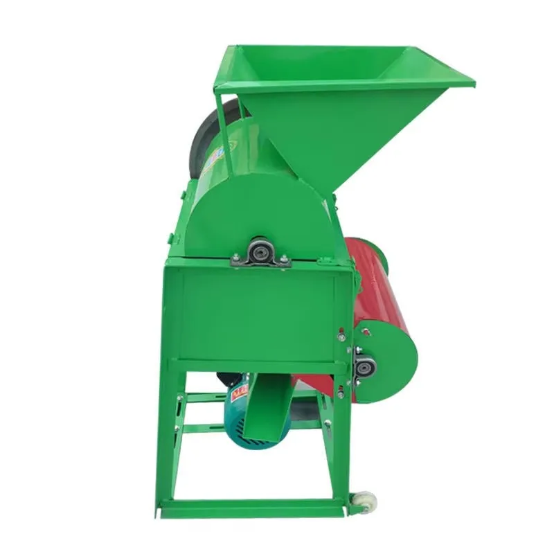 Multifunctional high-output electric carbon steel dehulling and threshing machine
