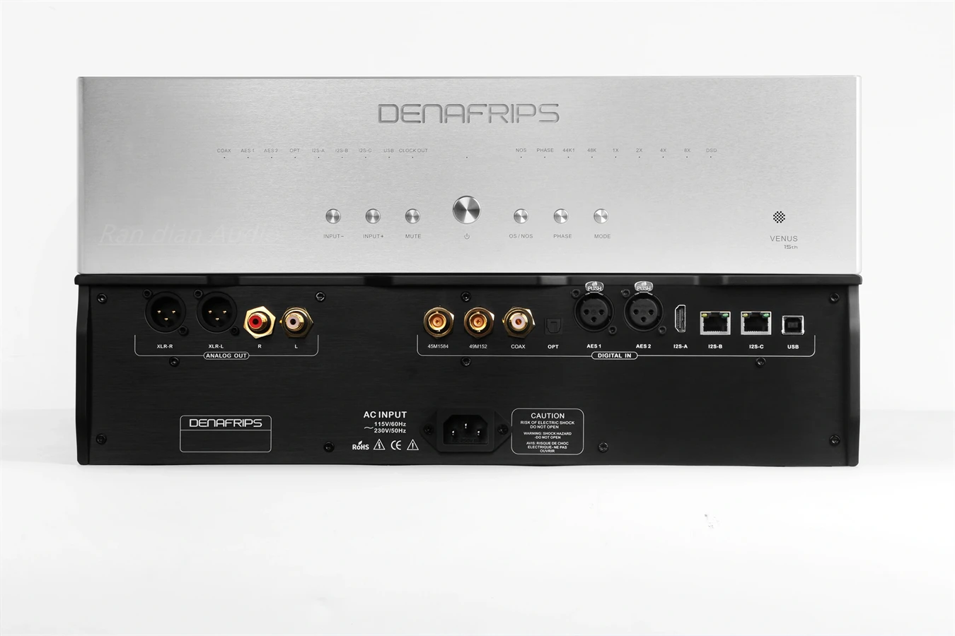 2025 Upgrade DENAFRIPS VENUS15th Digital Audio HiFi Decoder DAC,RCA ,XLR.24Bits/192KHZ.R2R+DSD Architecture.DSD1024, PCM1536