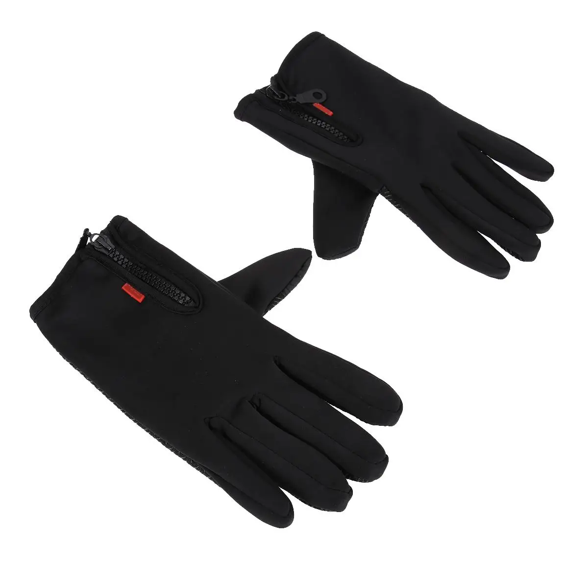 

Warm Fleece Lined Touch Screen Windproof Cycling Mittens Full Finger Gloves Non Slip Design Elastic FitBreathable Material
