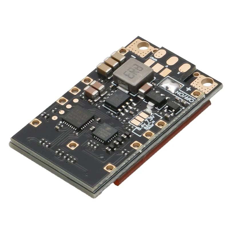 2-8S 65A AM32 ESC 32-bitowy bezszczotkowy kontroler prędkości z modułem 5.2V5A BEC obsługujący elektroniczne hamowanie dla modeli samochodów gąsienicowych RC — zdjęcie 3