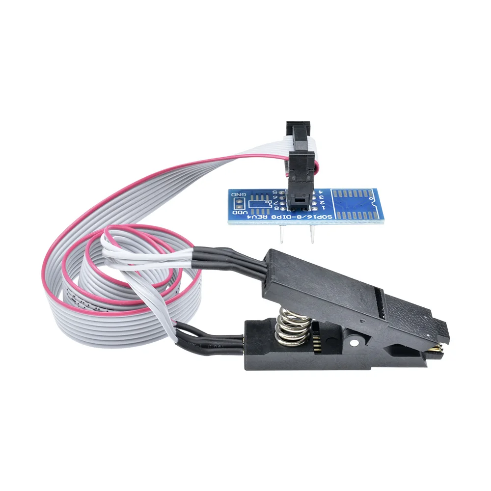 SOIC8 SOP8 Chip Flash IC Clip de prueba Adaptador de enchufe Programa BIOS/24/93