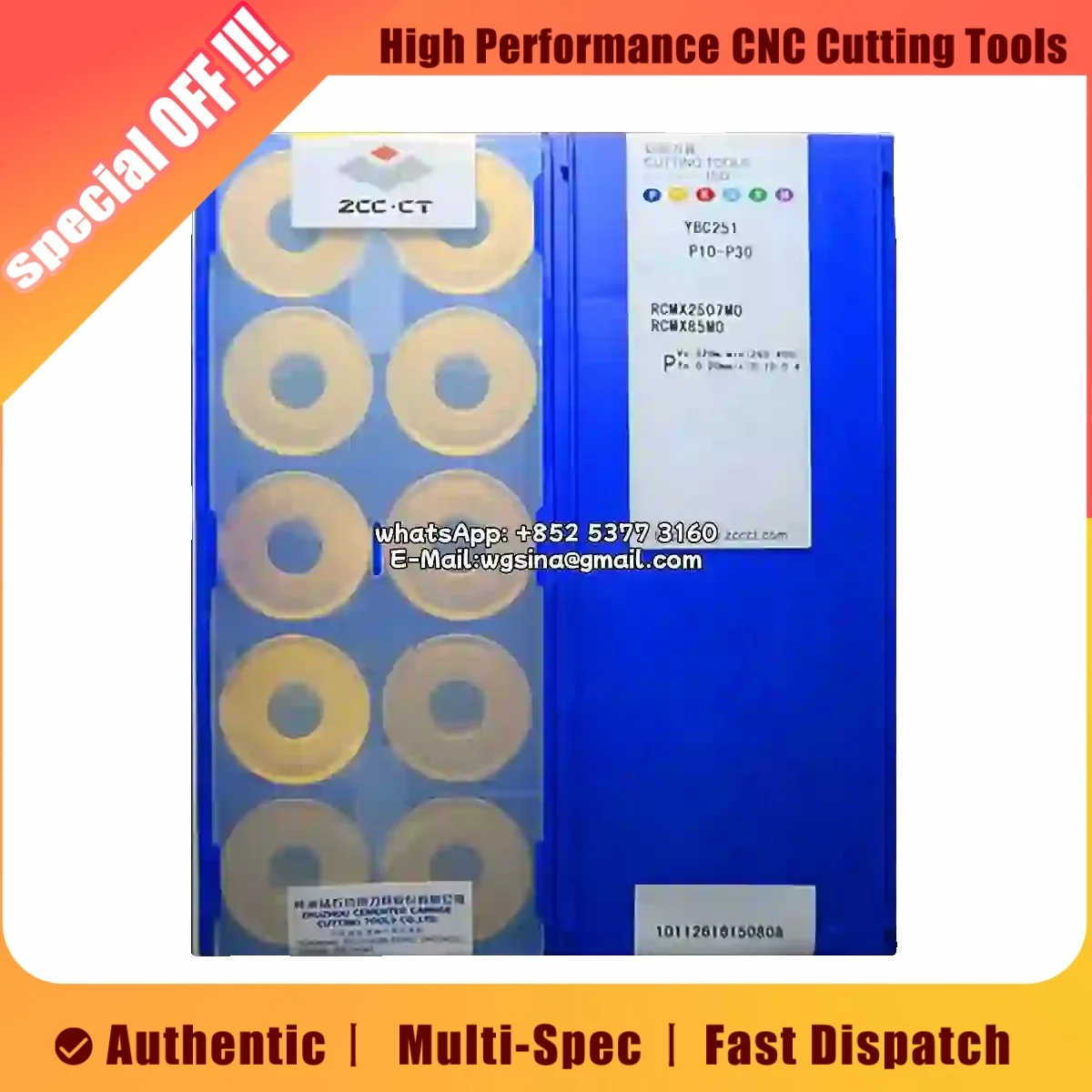 

Фреза ZCC CT RCMX RCMX2507MO RCMX2006MO RCMX1606MO RCMX1204MO RCMX1003MO RCMX0803MO YBC251