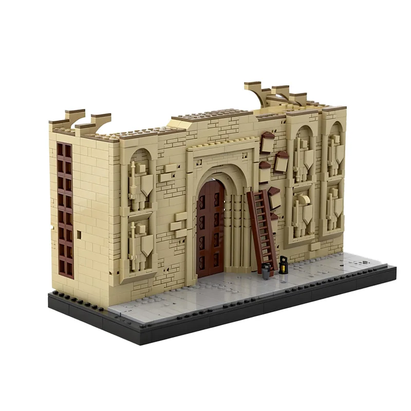 2365 قطعة من مكعبات البناء المعيارية القابلة للتخصيص، نموذج بسيط لقاعة المدينة الكبرى (الجزء الثالث)، لعبة إبداعية يمكنك صنعها بنفسك، هدايا للعطلات