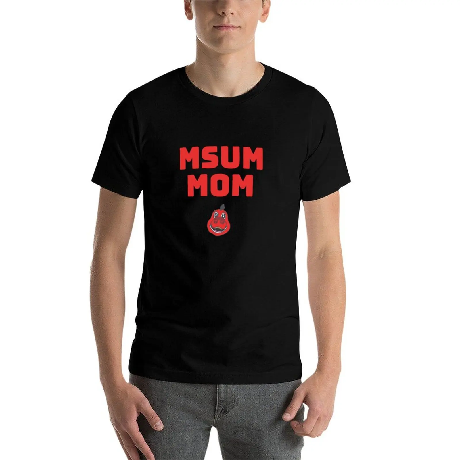 

MSUM MOM T-Shirt printed t shirts for man man t shirt cotton high quality t shirts designer T-Shirt